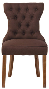 TPFLiving Esszimmerstuhl Franz Stoff antik-hell